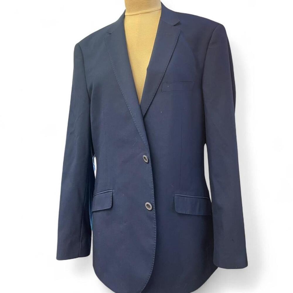 Navy blue suit jacket